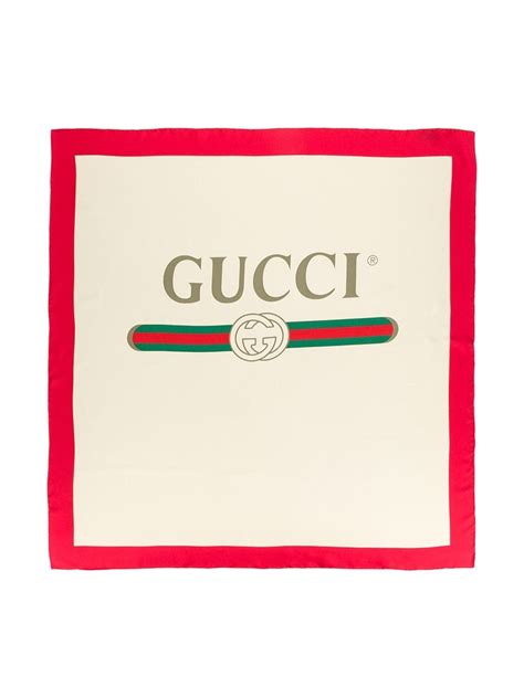 gucci logo vecchio foulard